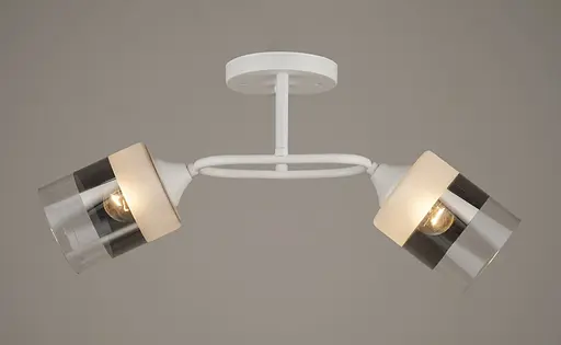 Люстра стельова Sirius B A3420/2 WT на 2 плафони