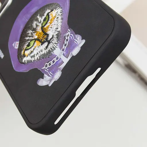 Чехол Epik TPU+PC Friends для Samsung Galaxy A55 Black Cat - фото 8