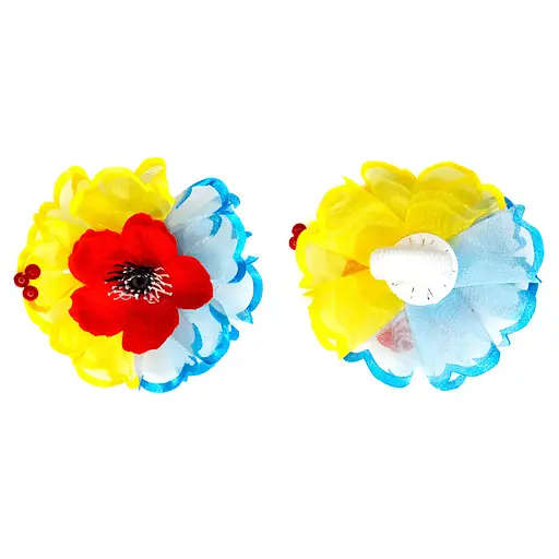 Дитяча резинка для волосся Маки La-beauty 0108-383 - фото 2