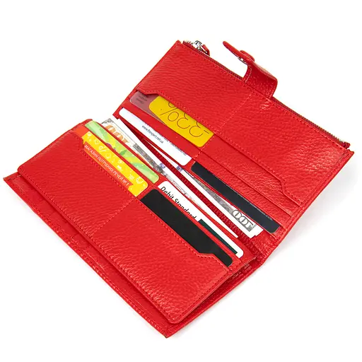 Кожаный женский кошелек ST Leather 9х19х2 см acs0018186 - фото 3