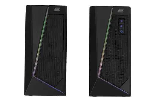 Акустическая система 2E PCS233 RGB, 2.0, USB, Black - фото 6