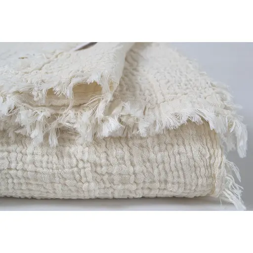 Покрывало Lotus Home Larna muslin cream 200х220 см (svt-2000022344326) - фото 3