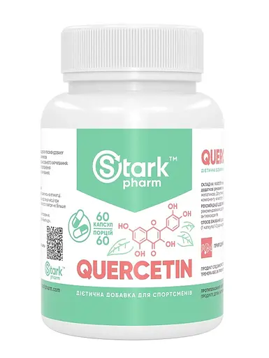 Кверцетин Stark Pharm Quercetin 250 mg 60 caps (1086-2023-10-3380)