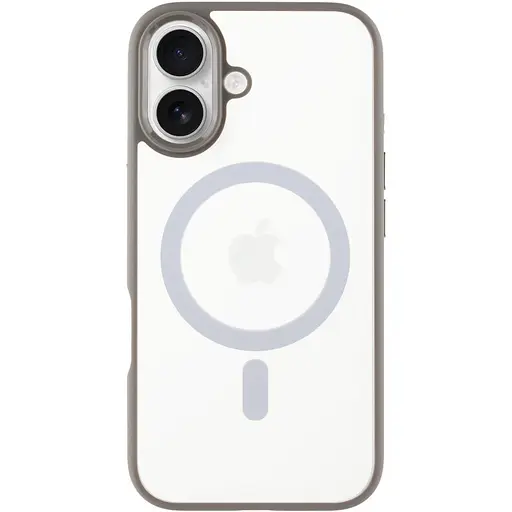 Чехол TPU+PC Blueo Skin Friendly Frosted with MagSafe для Apple iPhone 16, 6.1 Серый