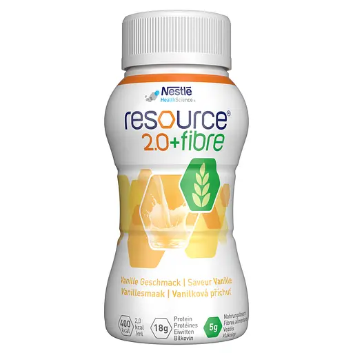 Набор энтеральное питание Nestle Health Science Resource 2.0+Fibre со вкусом ванили 3.2 л (4 уп. х 4 шт. х 200 мл) - фото 4