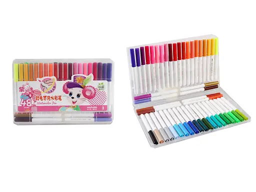 Набір фломастерів-пензлів A-Toys Mouse, 48 шт., 228-48 - фото 2