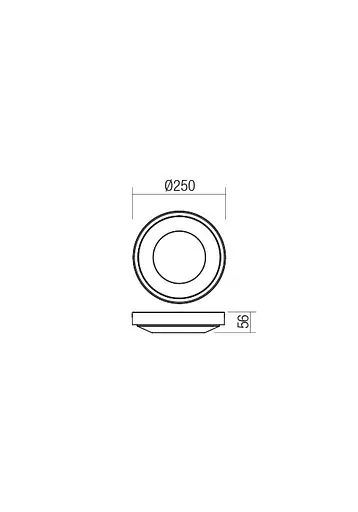 Стельовий світильник OSIRIS PL LED SMD 20W IP65 WH 3000K(5.1.2) Redo 90118 - фото 2