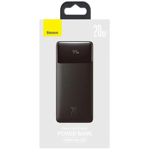 Внешний аккумулятор Baseus Bipow Digital Display 10000mAh 20W Black (PPDML-L01) - фото 7