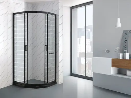 Душевая кабина Asignatura Perissa 90x90 без поддона 69020802, черный, прозрачный - фото 3