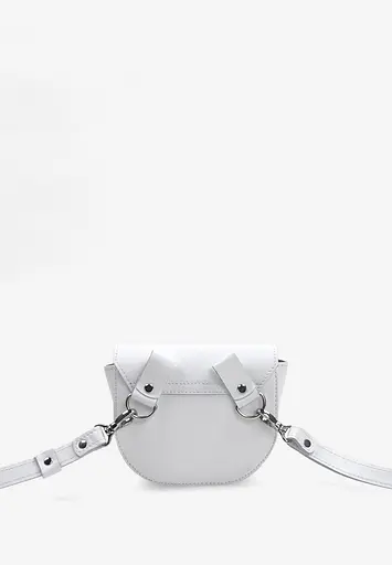 Жіноча шкіряна сумка Ruby S біла краст - фото 6