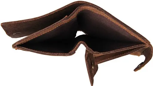 Мужской кожаный кошелек Vintage 15х10 см acs0015346 - фото 8