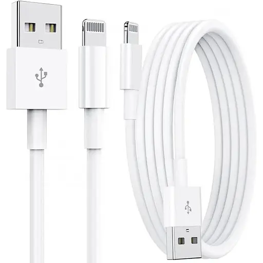 Кабель для заряджання Inkax iPhone iPad USB to Lightning для передачі та синхронізації - фото 1
