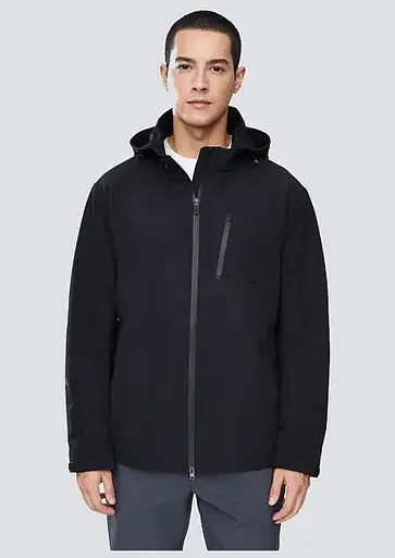 Куртка Windproof Anti-Drilling Hooded Down Jacket 3XL черная - фото 3