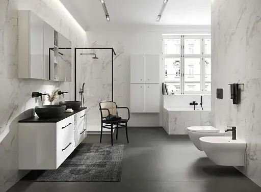 Змішувач для біде Cersanit Larga S951-379 одноважільний Чорний 30412 - фото 3