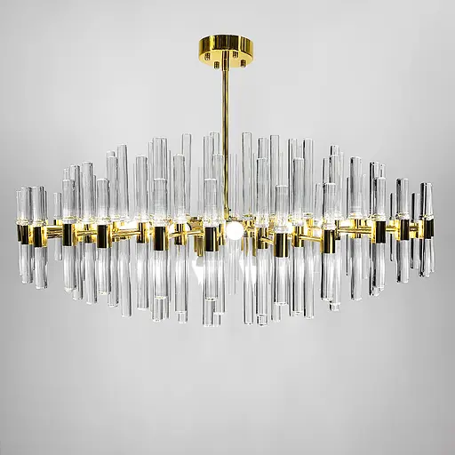 Люстра-репліка Alinar Crystal на 20 ламп (діаметр 100 см) | Арт. MJ139/20 GD | Line F - фото 4