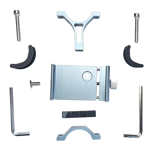 Велосипедний тримач для телефону A-Bike M3-05 5,5-10 см алюмінієвий срібний (G0001288) - фото 4