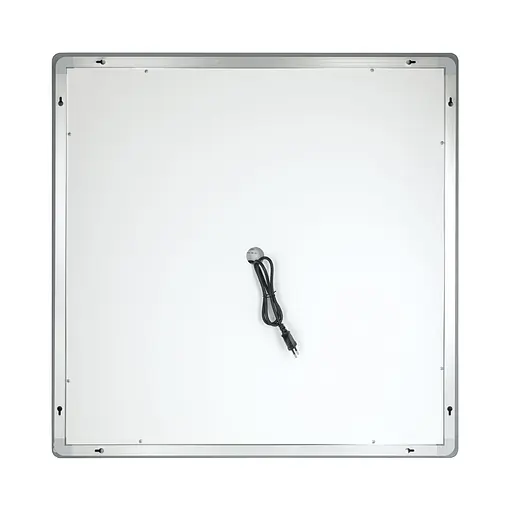 Дзеркало Qtap Mideya 800x800 з LED-підсвічуванням Touch, з антизапотіванням, з годинником, диммером яскравості QT2078NCF8080W - фото 7