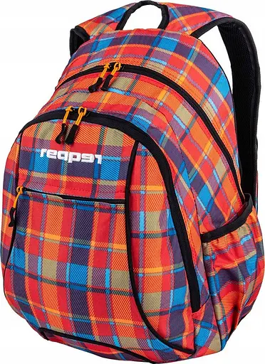 Яркий рюкзак в клетку с отделом для ноутбука 15,6, 25L Reaper 46x32x18 см sum0021318 - фото 1