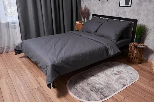 Пододеяльник Moon&Star Бязь Gold Люкс Dark Blue King Size 220x240 см - фото 1