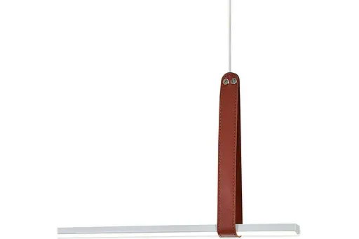 Підвісний світлодіодний світильник G 2810/1100 44W Білий+Штучна шкіра - фото 3