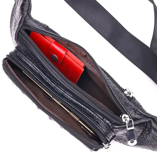 Чоловіча шкіряна сумка Vintage 33,5х14х3 см sum0022407 - фото 4