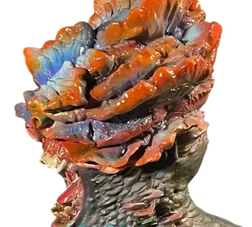 Фігурка Лускун Бюст Clicker bust Одні З Нас The Last of Us 26 см CH TLOU C 26 - фото 3