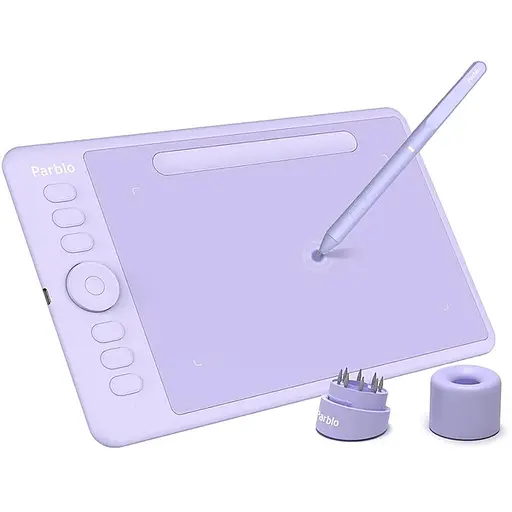 Графічний планшет Parblo Intangbo S, фіолетовий