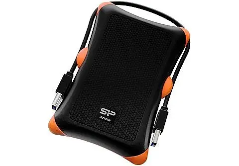 Внешний жесткий диск Silicon Power портативный USB 3.2 1 TB Armor A30 черно-оранжевый - фото 3