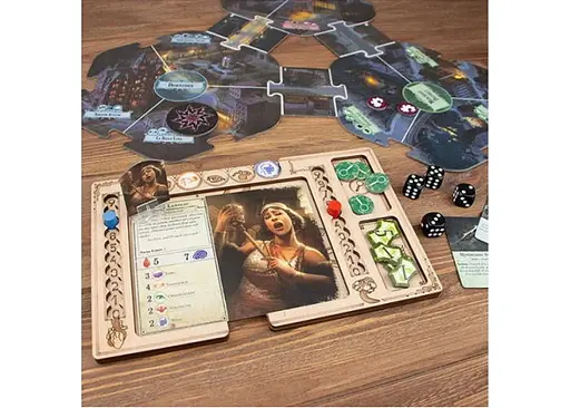 Планшет Tower Rex ігронайзер гравця для гри Жах Аркгема. Третє видання Arkham Horror Player Board (5779) - фото 4