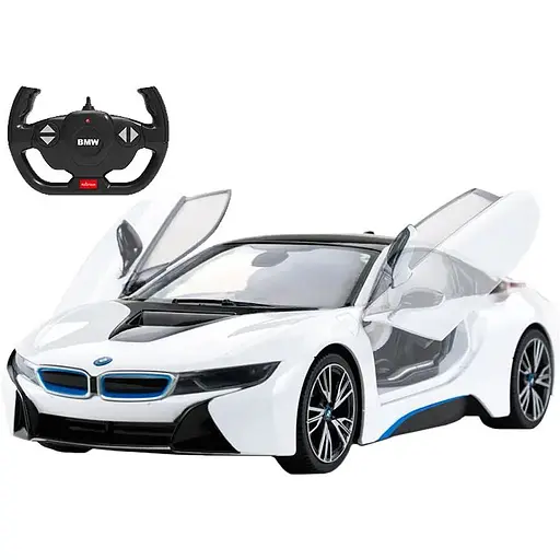 Машинка Rastar BMW i8 (71060) на радіокеруванні. 1:14. Білий - фото 2