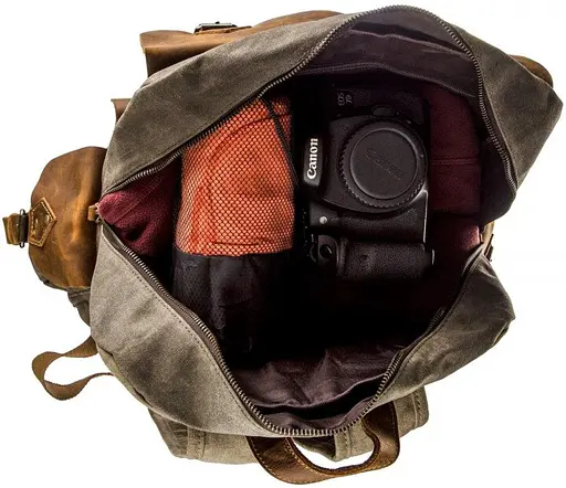 Рюкзак текстильный Vintage 42х32х14 см sum0012684 - фото 5