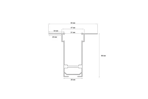 Угловое соединение MJ-Light Magnet TS-R90 inner corner - фото 3