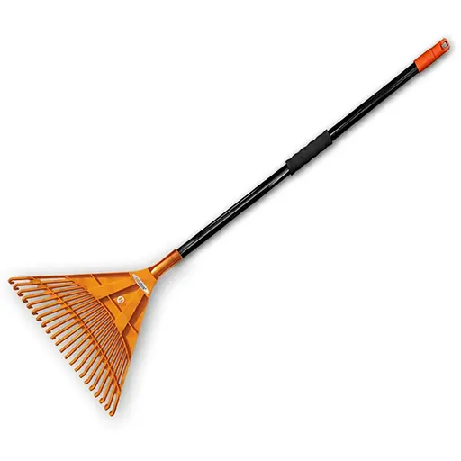 Граблі віялові Bradas 22 зубця черенок металевий KT-CX22B-M - фото 1