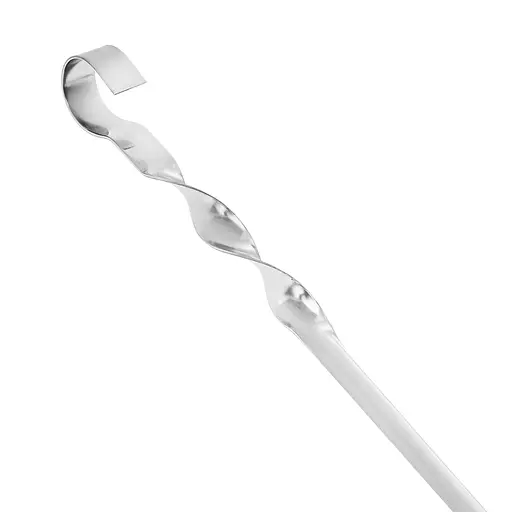 Шампур кутовий із харчової нержавіючої сталі 55 см (товщина 1 мм), Wood&Steel 84127 - фото 3