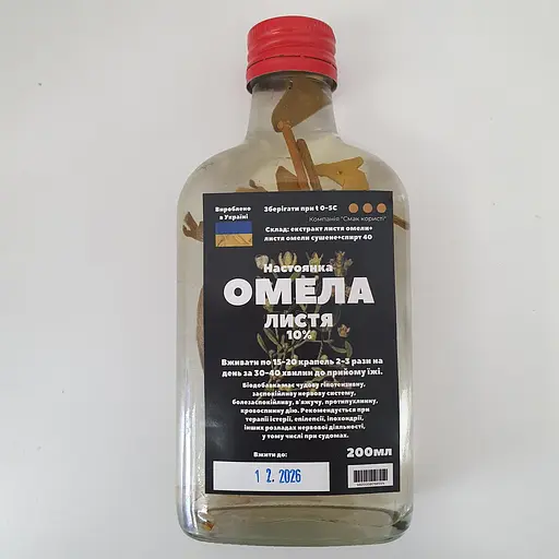 Настоянка на листі омели 200 мл - фото 1