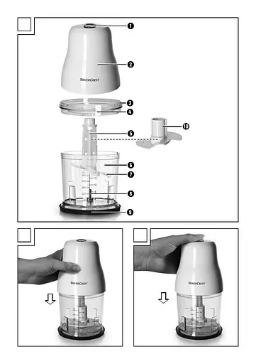 Измельчитель чоппер SilverCrest SMZ 260w - фото 5