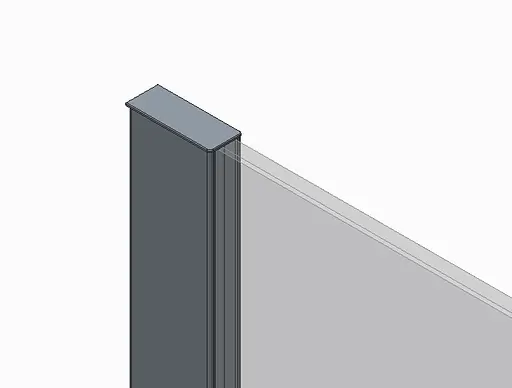 Душова перегородка Koer SR SP03-120x200-TR-01 Walk-In прозоре скло Easy Clean 8 мм, хром KR5398, прозоре, хром - фото 4