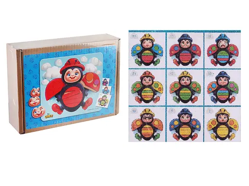 Пазл с карточками Солнышко эмоции и цвета Ubee ПСД280