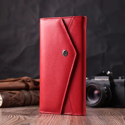 Жіночий шкіряний гаманець ST Leather 19х9.5х2 см acs0028474 - фото 6