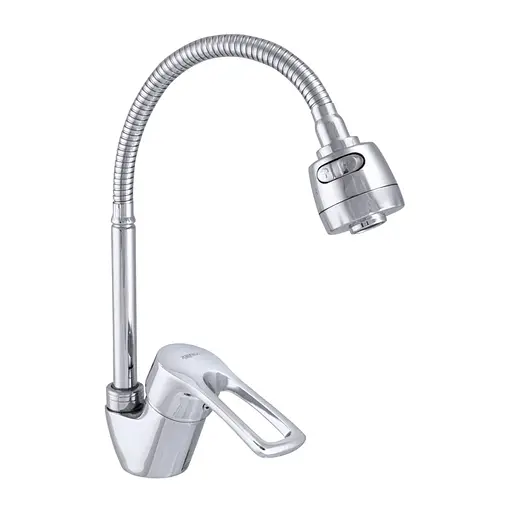 Смеситель для кухни Zerix YUB 181 с рефлективным изливом ZX2949 Хром - фото 1