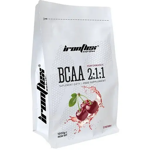 Амінокислота BCAA IronFlex BCAA 2-1-1 Performance 1000 г Вишня - фото 1