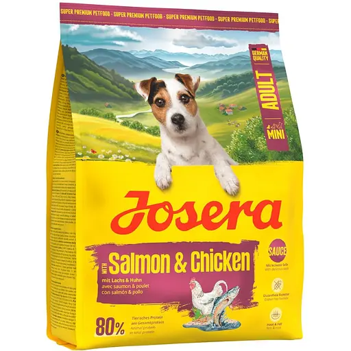 Сухий корм Josera Mini Salmon & Chicken для дорослих собак малих порід 900 г - фото 3