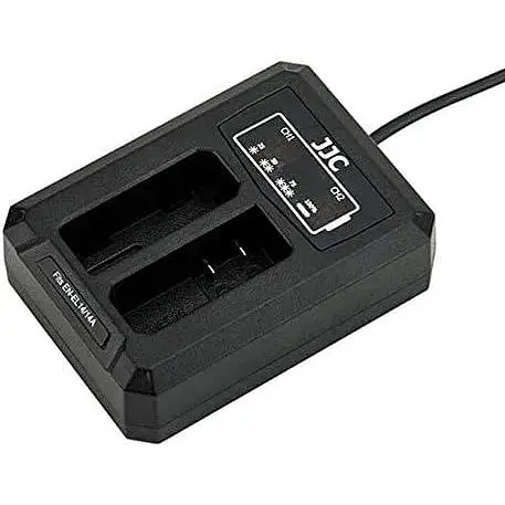 Двойное зарядное устройство JJC DCH-ENEL14A USB Nikon EN-EL14/EN-EL14A Для JJC B-ENEL14/B-ENEL14A - фото 2