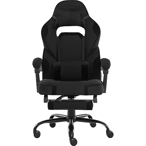 Геймерське крісло GT Racer чорне (X-2748 Fabric Black Suede) - фото 1