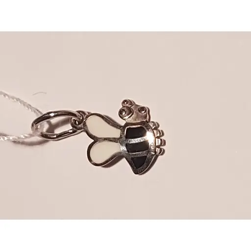 Серебряная подвеска Tango Пчелка с эмалью. 130254а - фото 2