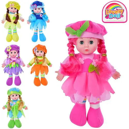 Кукла мягконабивная, 28 см, музыка, на батарейках (в ассортименте) LY3011-2-3-4-5-6 - фото 2