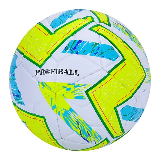 М'яч футбольний Bambi MS 4265(Yellow) 21,3 см, ПВХ, розмір 5, 380-400 грам - фото 1