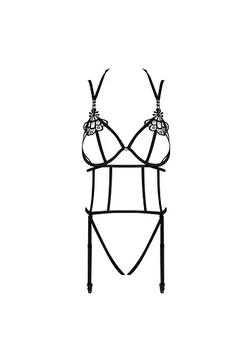 Боді Obsessive Badossa S/M чорний - фото 5