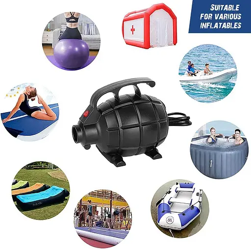 Irfora Портативный электрический насос 500 Вт Воздушный матрас Насос Воздушная кровать Бассейн Игрушка Лодка Быстрая надувная - фото 5