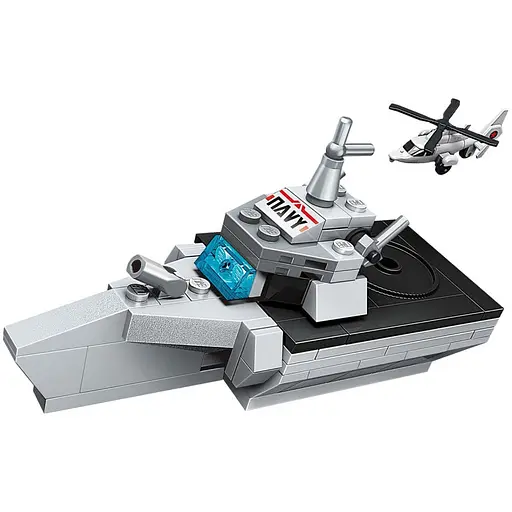 Конструктор Военная техника Qman 1411 Littoral Combat Ship - фото 1